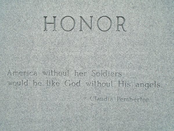 AMERICAN LEGION POST 506 VETERANS MEMORIAL STONE D