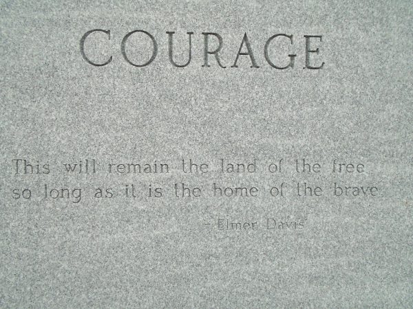 AMERICAN LEGION POST 506 VETERANS MEMORIAL STONE F