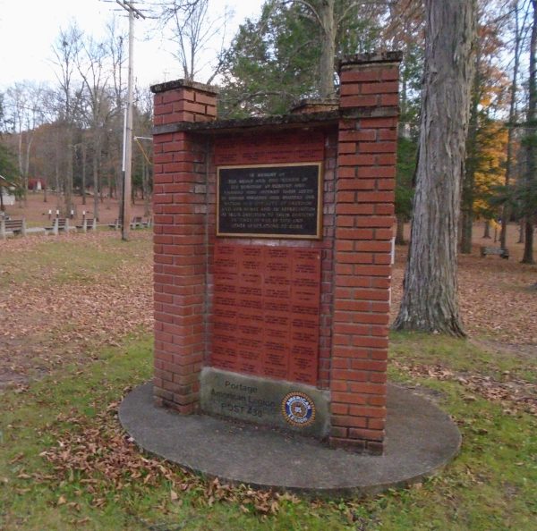BOROUGH OF PORTAGE SUPREME SACRIFICE WAR MEMORIAL