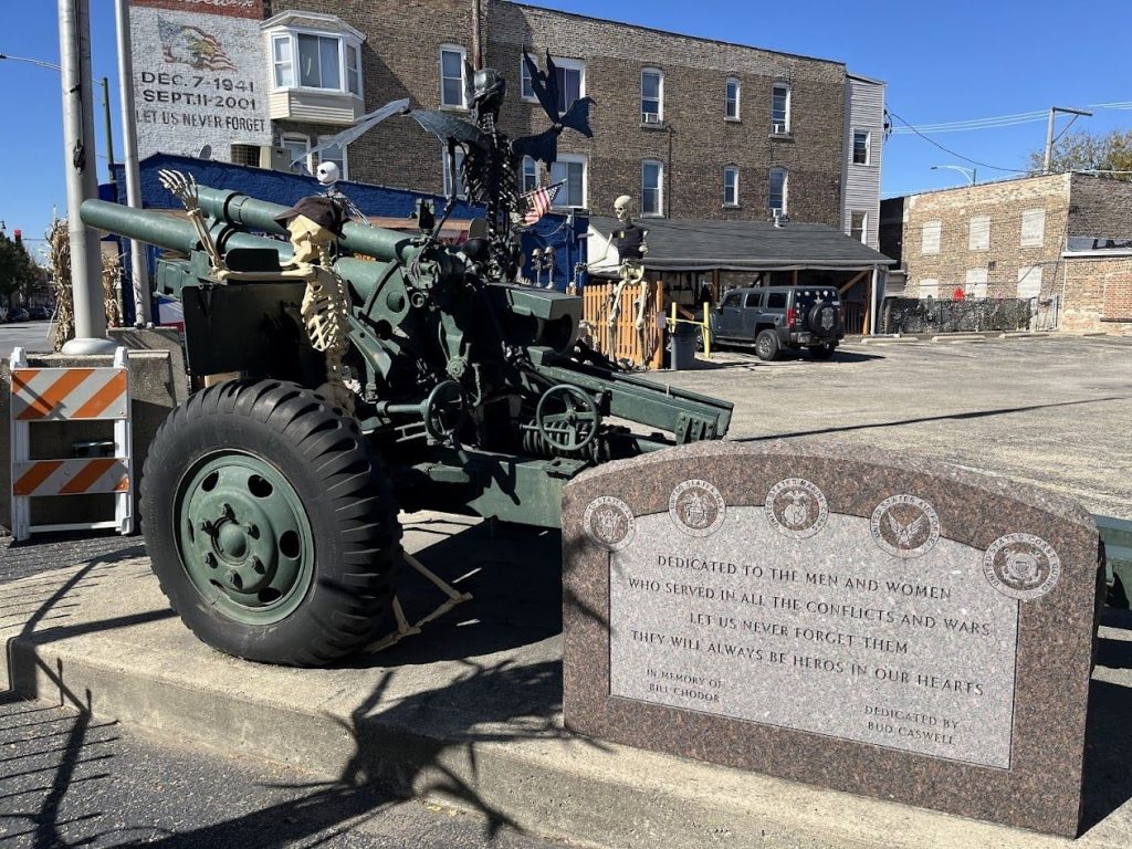 BUD CASWELL ALL WARS AND CONFLICTS VETERANS MEMORIAL CANNON