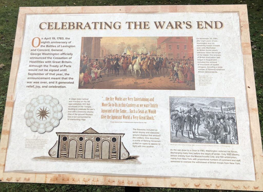 CELEBRATING THE WAR’S END REVOLUTIONARY WAR MEMORIAL PANEL