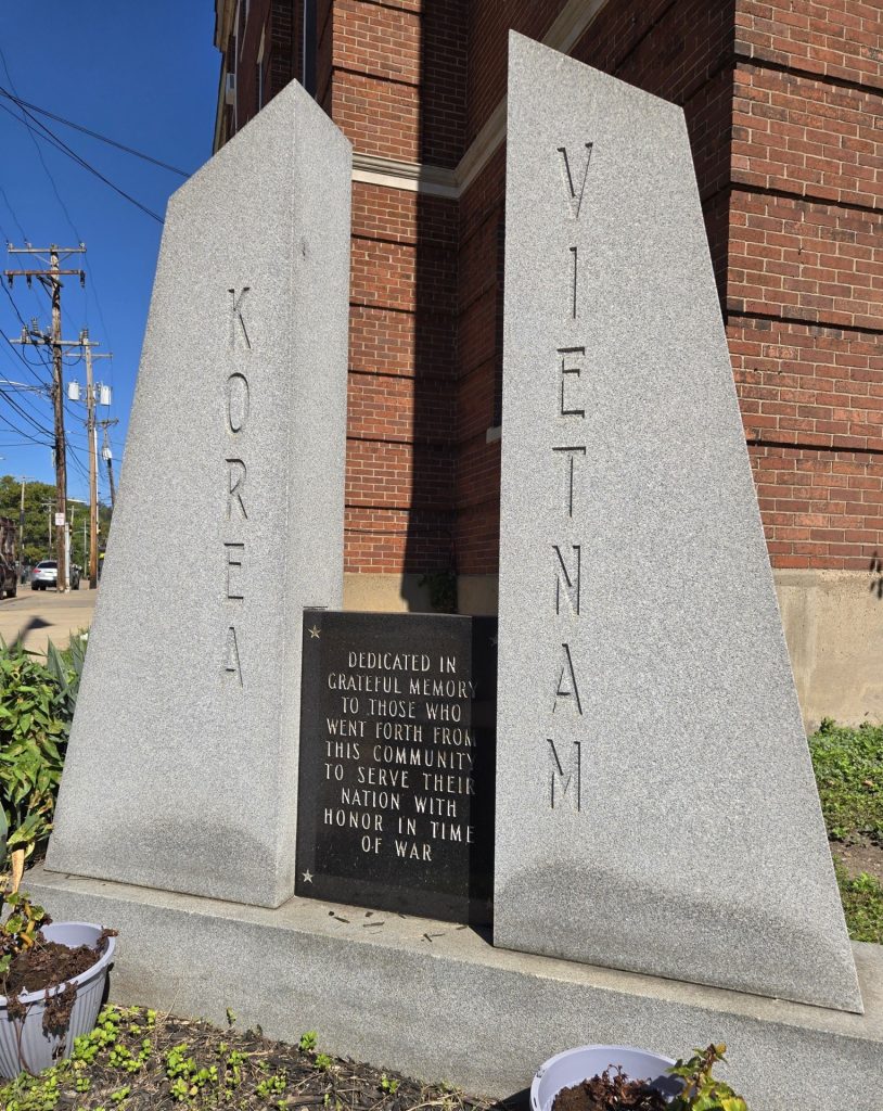 CITIZENS OF WILKINSBURG KOREA VIETNAM WARS MEMORIAL
