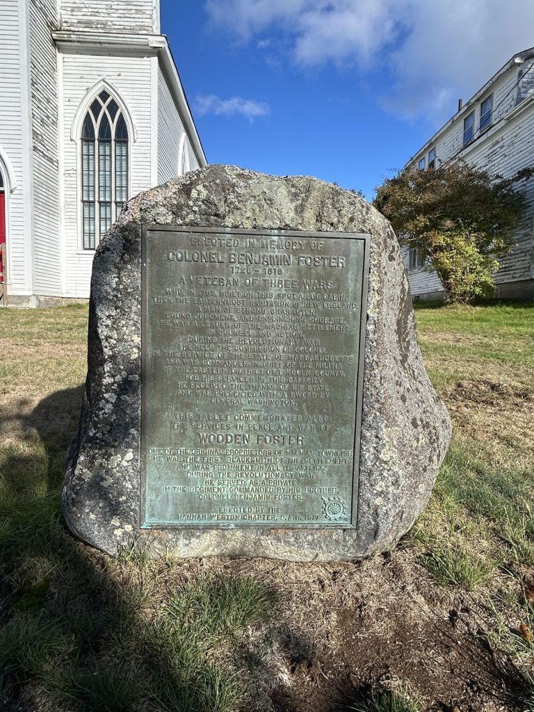 COLONEL BENJAMIN FOSTER WAR MEMORIAL