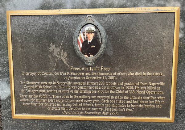 COMMANDER DAN SHANOWER SEPTEMBER 11, 2001 MEMORIAL PLAQUE B