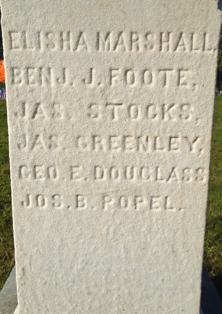DAUPHIN COUNTY COLORED SOLDIERS AND SAILORS AND UNKNOWN DEAD MEMORIAL STONE B
