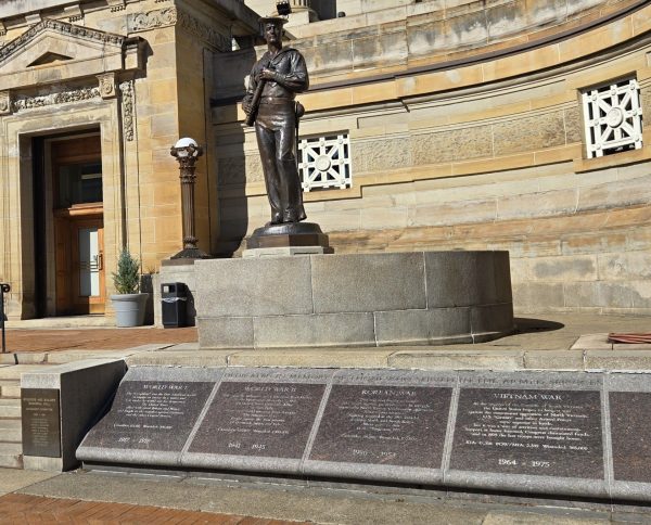 DEDICATED IN MEMORY OF THOSE WHO SERVED IN THE ARMED SERVICES MEMORIAL SECTION A