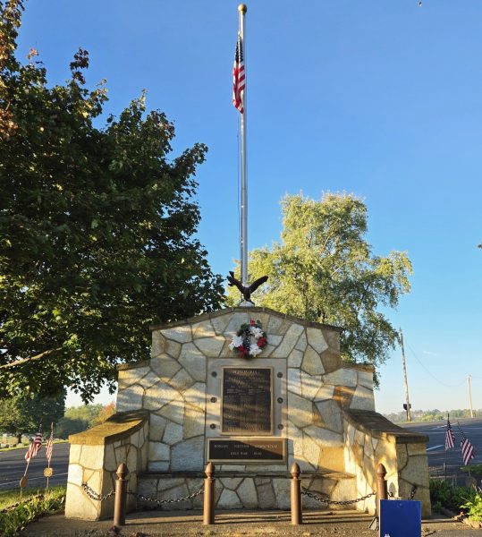 ELIZABETH TOWNSHIP HONOR ROLL WAR MEMORIAL