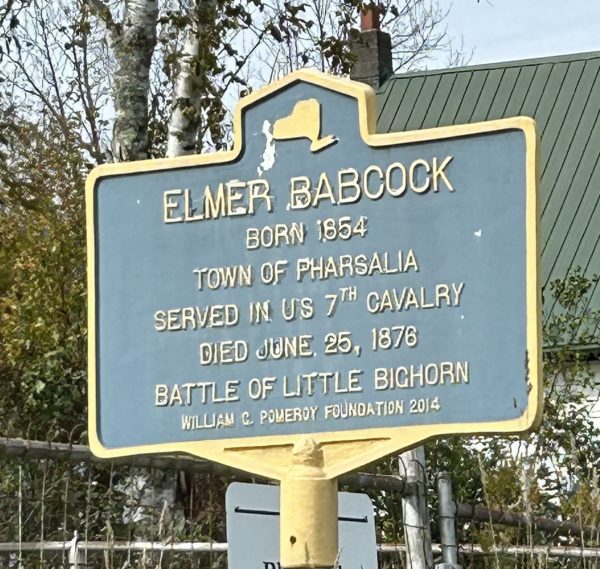 ELMER BABCOCK WAR MEMORIAL MARKER