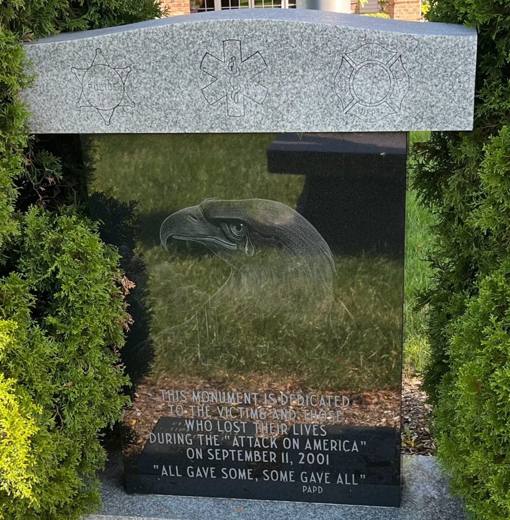 FOREST PARK SEPTEMBER 11, 2001 MEMORIAL