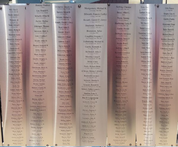 FORT RECOVERY VETERANS PLAZA HONOR ROLL SECTION G