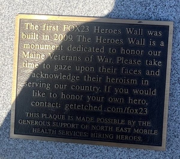 FOX23 HEROES WALL MEMORIAL PLAQUE