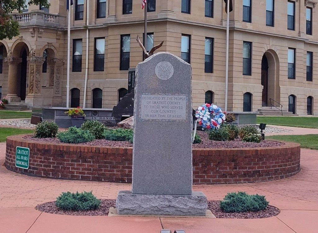 GRATIOT COUNTY WAR VETERANS MEMORIAL