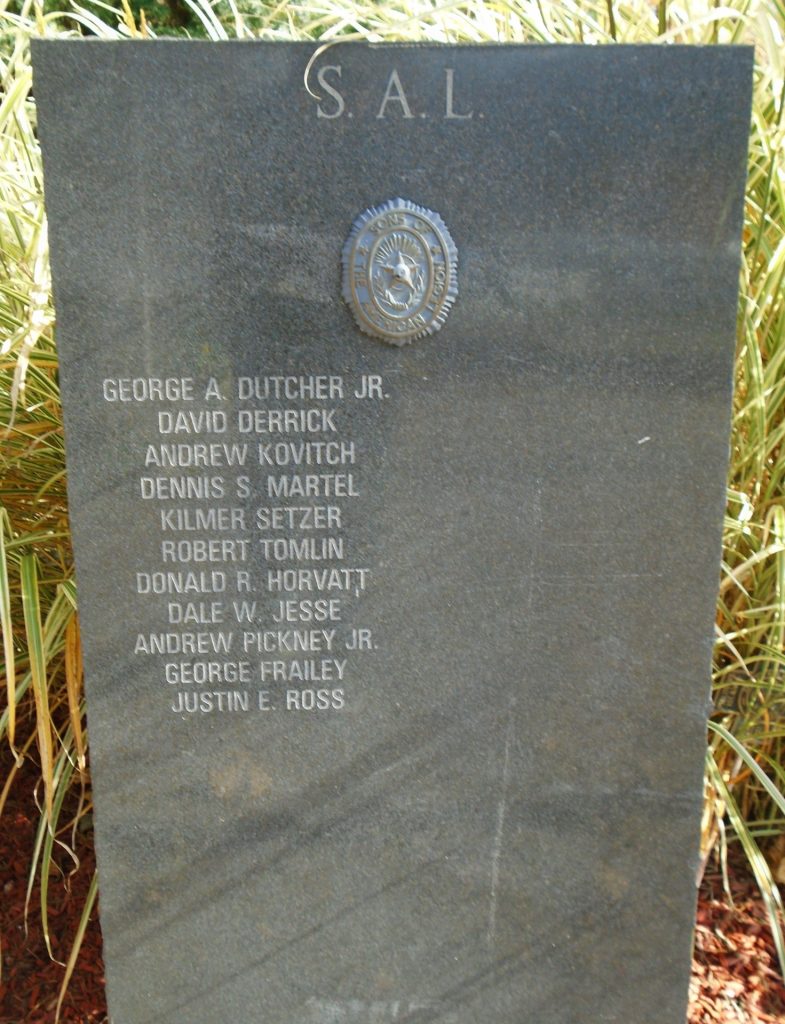 HALLSTEAD GREAT BEND POST 357 FREEDOM MEMORIAL PARK STONE D