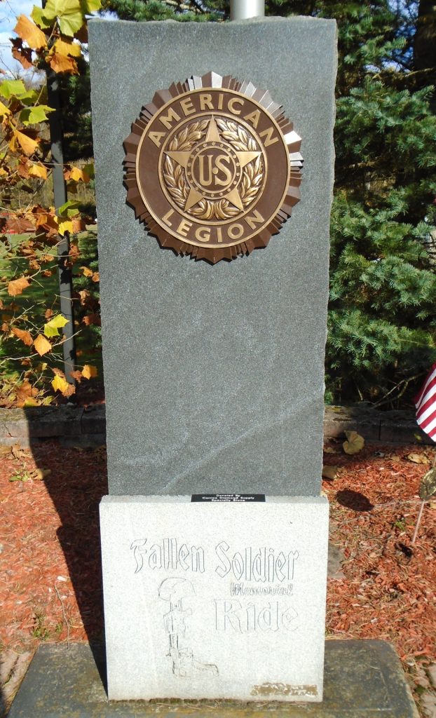 HALLSTEAD GREAT BEND POST 357 FREEDOM MEMORIAL PARK STONE E