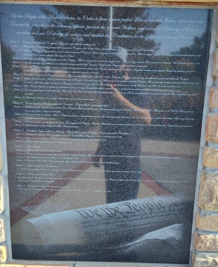 HAMILTON VETERANS MEMORIAL PLAQUE B