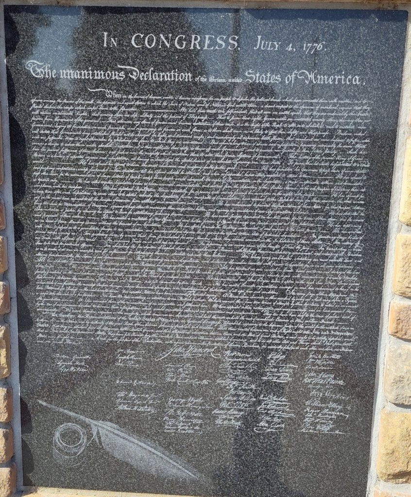 HAMILTON VETERANS MEMORIAL PLAQUE E