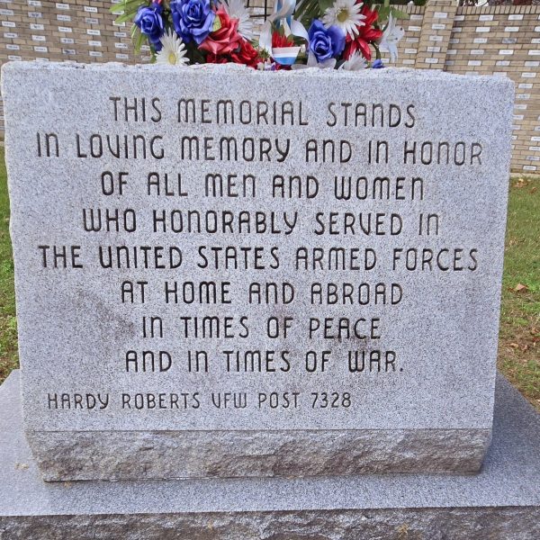HARDY ROBERTS VFW POST 7328 ALL VETERANS MEMORIAL