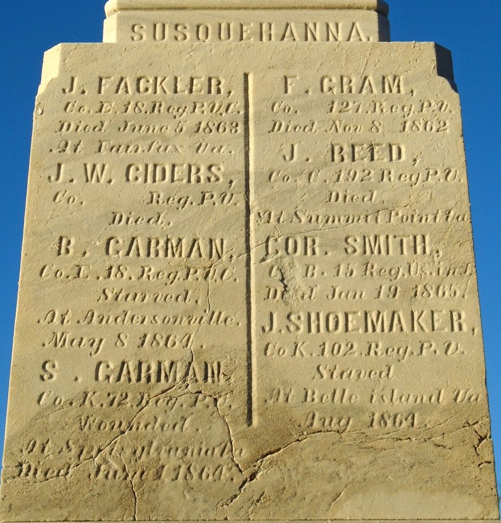 HEROIC DEAD OF EAST HANOVER CIVIL WAR MEMORIAL STONE C