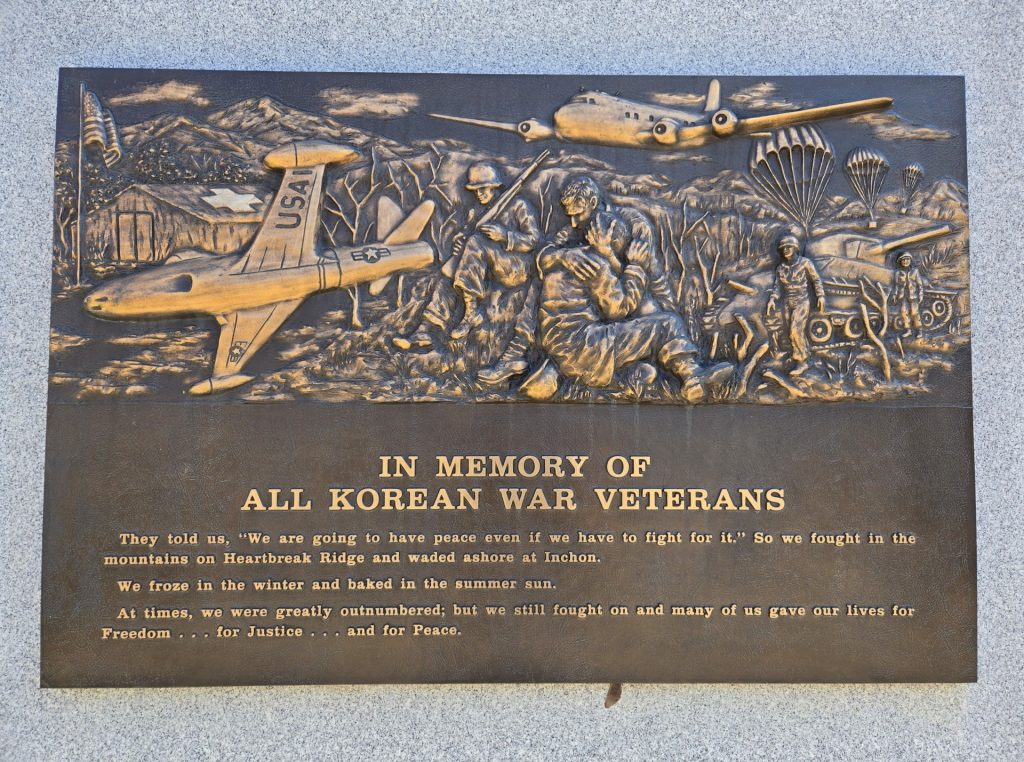 IN MEMORY OF ALL BRIDGEVILLE VETERANS WAR MEMORIAL PLAQUE B