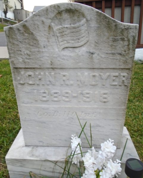 JOHN R. MOYER AMERICAN LEGION POST 430 MEMORIAL