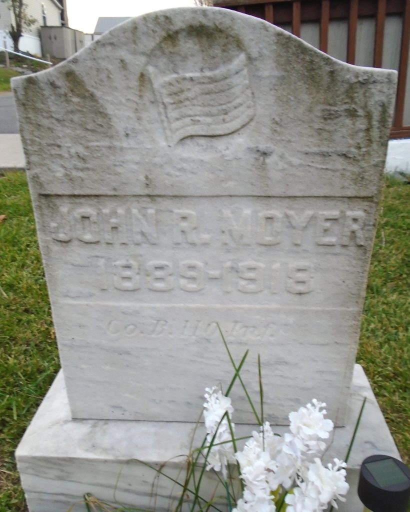 JOHN R. MOYER AMERICAN LEGION POST 430 MEMORIAL