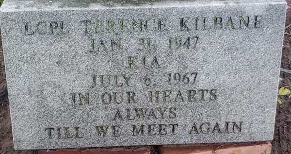 LCPL THRENCE KIBANE VIETNAM WAR MEMORIAL TABLET