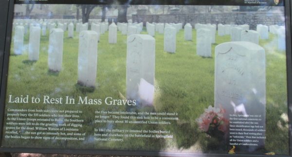 LAID TO REST IN MASS GRAVES WAR MEMORIAL PANEL
