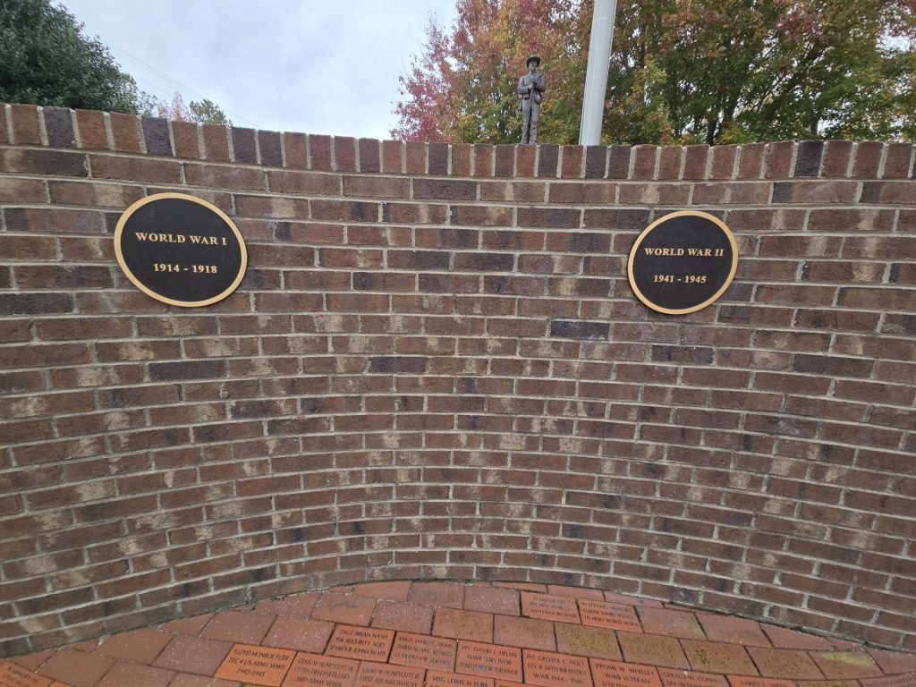 LIBERTY GARDENS VETERANS MEMORIAL WALL SECTION B