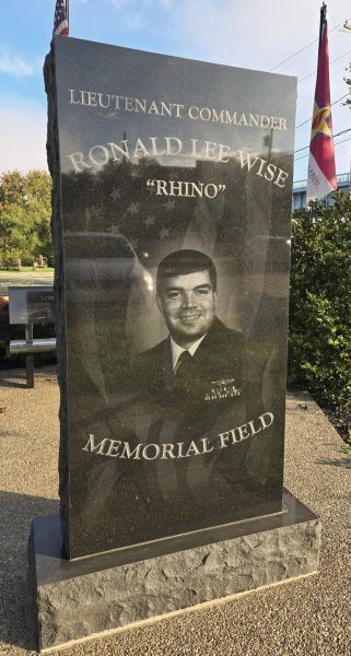 LIEUTENANT COMMANDER RONALD LEE WISE “RHINO” MEMORIAL FIELD STONE FRONT