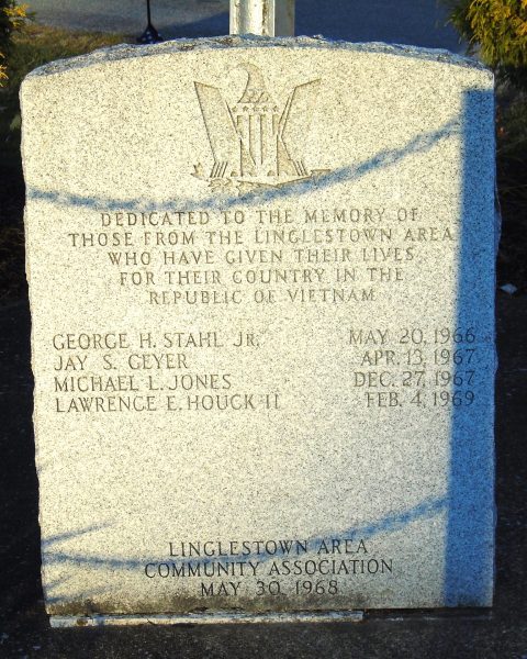 LINGLESTOWN AREA VIETNAM WAR MEMORIAL