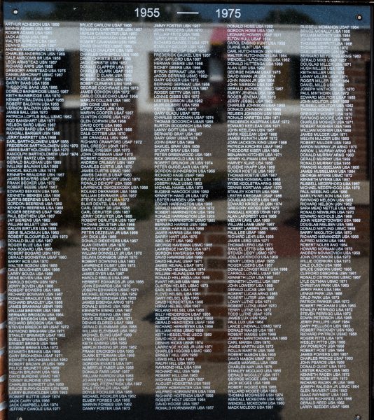 MISSAUKEE COUNTY VETERANS MEMORIAL PARK PLAQUE G