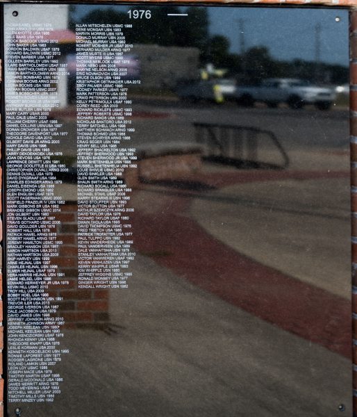 MISSAUKEE COUNTY VETERANS MEMORIAL PARK PLAQUE I