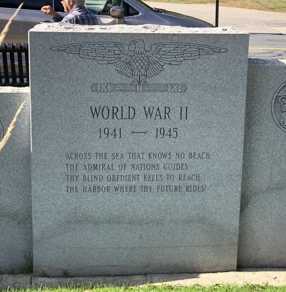 MONSON WAR VETERANS MEMORIAL STONE C