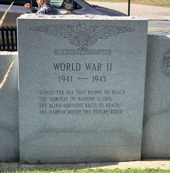 MONSON WAR VETERANS MEMORIAL STONE C