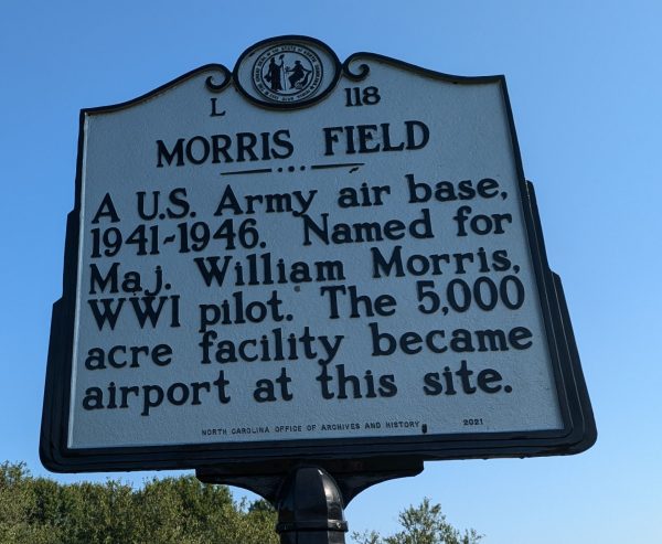 MORRIS FIELD WAR MEMORIAL MARKER