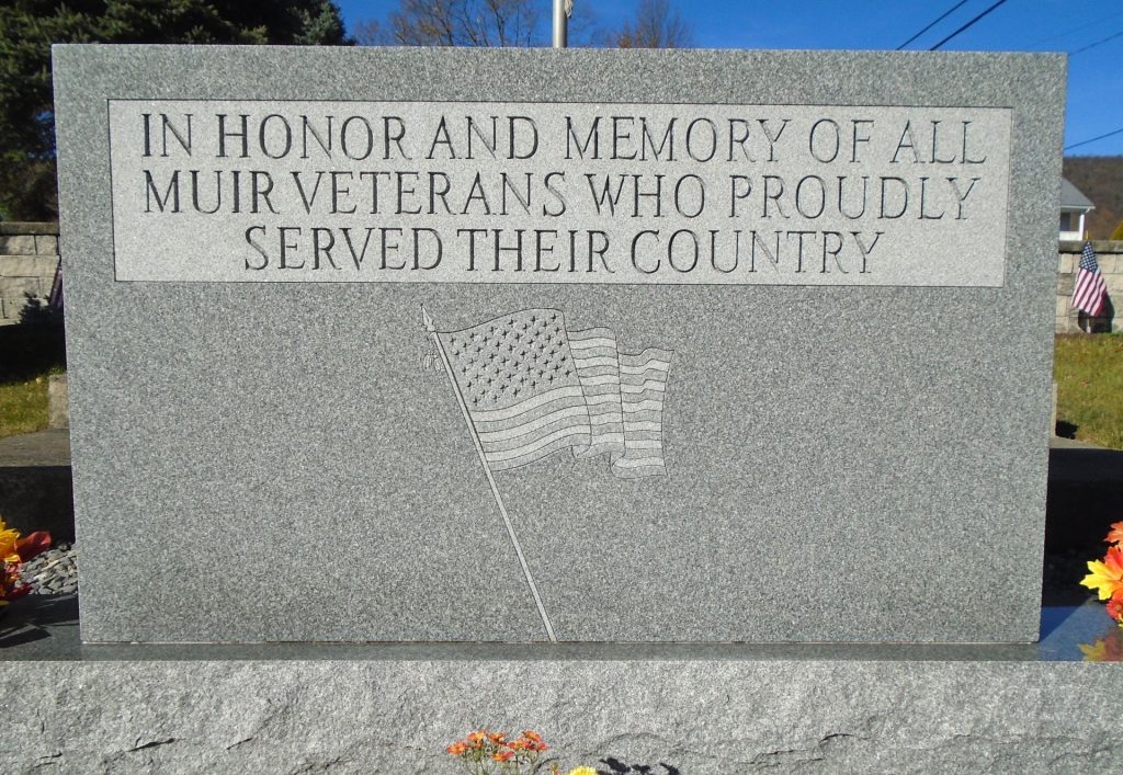 MUIR VETERANS WAR MEMORIAL