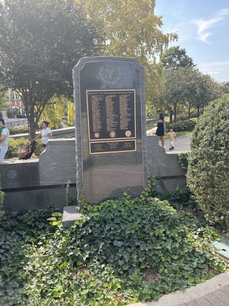 NAPERVILLE WAR VETERANS MEMORIAL BACK