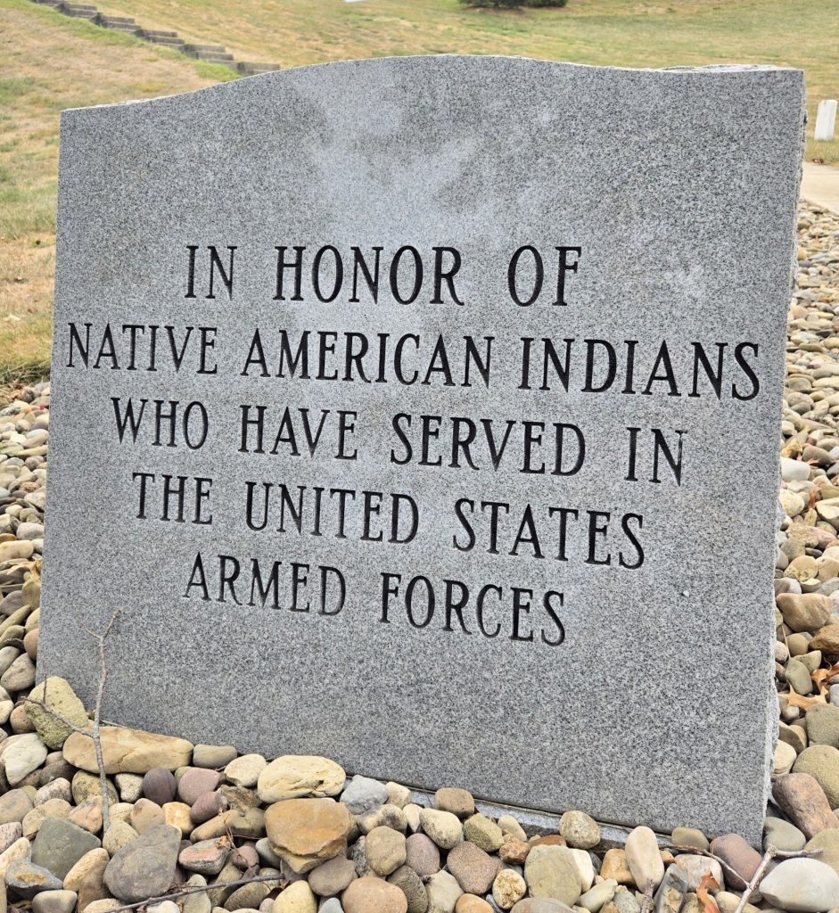 NATIVE AMERICAN INDIANS ARMED FORCES VETERANS MEMORIAL