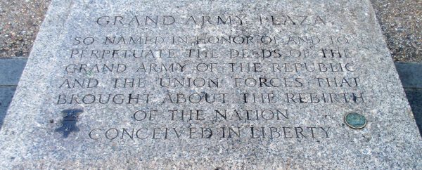 NEW YORK CITY GRAND ARMY PLAZA WAR MEMORIAL STONE