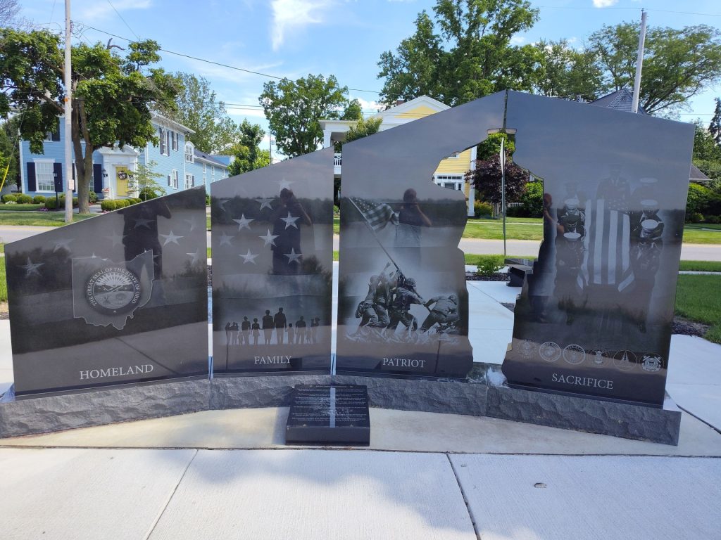 NORTHWEST OHIO GOLD STAR FAMILIES MEMORIAL BACK