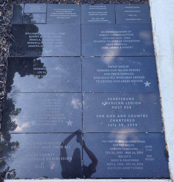 NORTHWEST OHIO GOLD STAR FAMILIES MEMORIAL BRICKS SECTION D