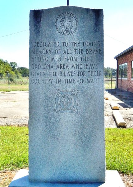 OKOLONA SUPREME SACRIFICE WAR MEMORIAL