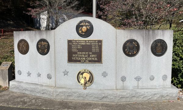 POTTSVILLE JOINT VETERANS COUNCIL WAR VETERANS MEMORIAL