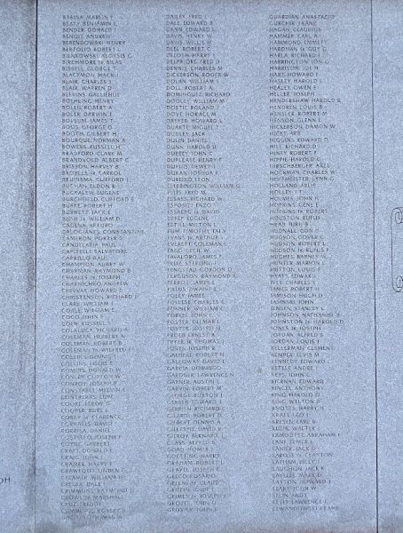 REST IN PEACE…”TIL WE FORM AGAIN WAR MEMORIAL STONE B