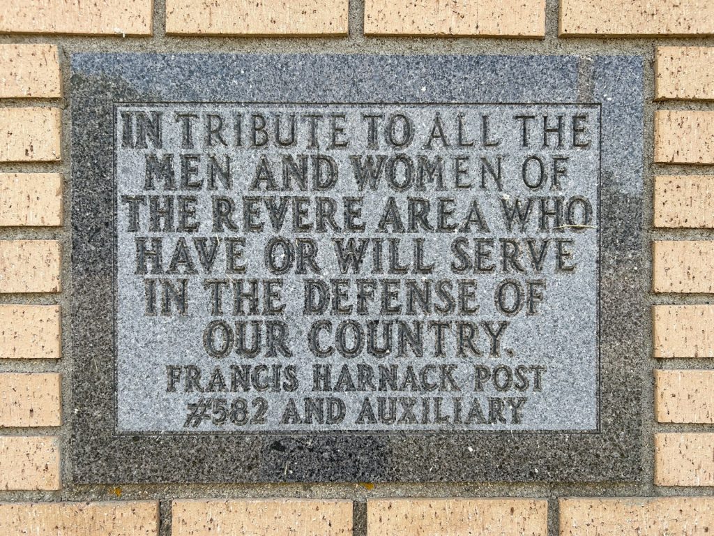 REVERE AREA VETERANS MEMORIAL STONE
