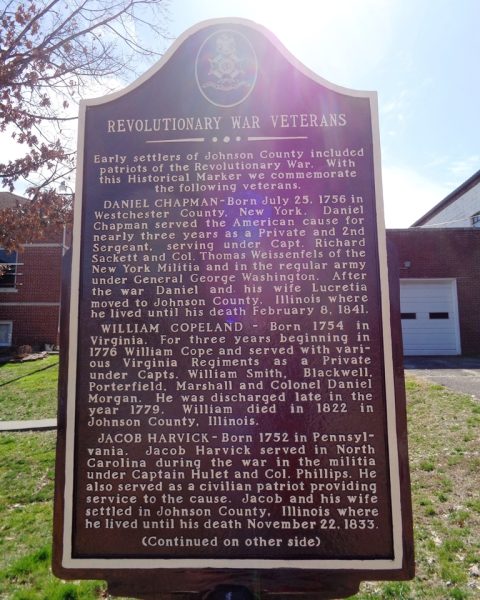 REVOLUTIONARY WAR VETERAN MEMORIAL MARKER FRONT PEORIA