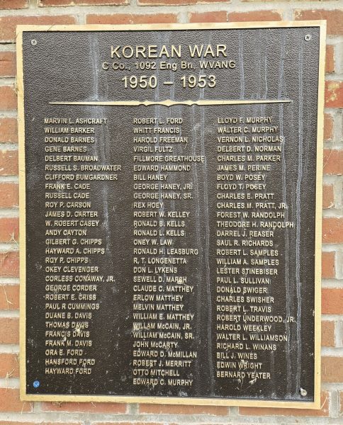 SALEM WAR VETERANS MEMORIAL PLAQUE A