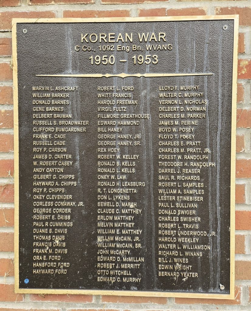 SALEM WAR VETERANS MEMORIAL PLAQUE A