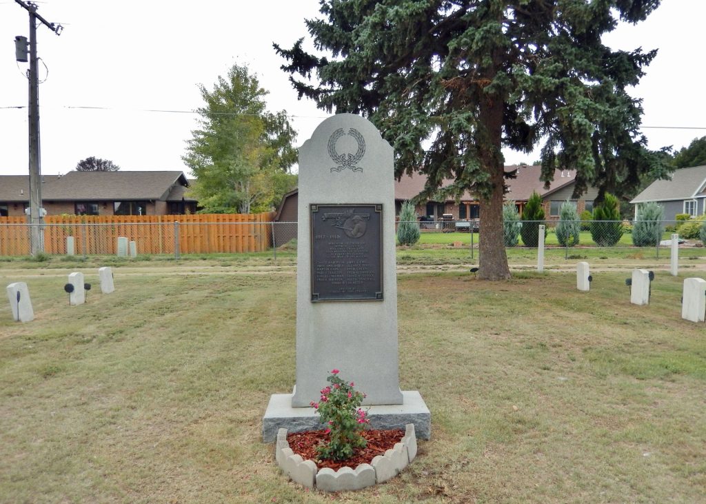 SHERMAN COUNTY WAR OF THE NATIONS ROLL OF HONOR MEMORIAL