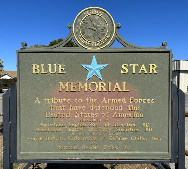 SISETON BLUE STAR MEMORIAL MARKER